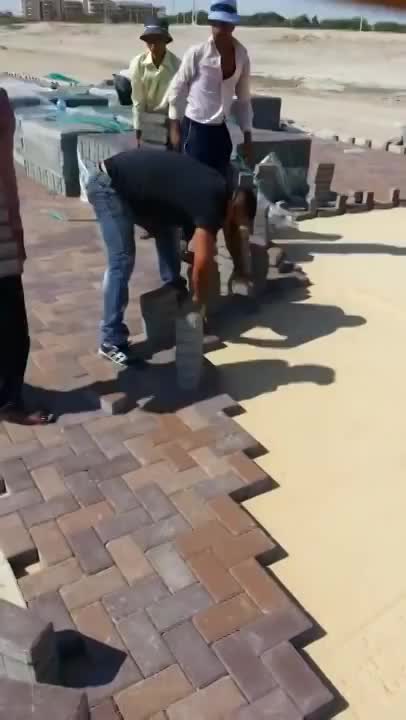 Така се редят павета