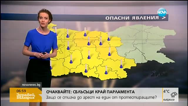 Прогноза за времето (27.04.2016 - сутрешна)