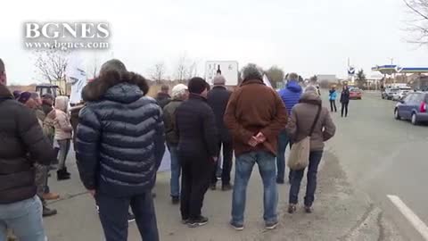 Лозари от Поморийски регион на протест