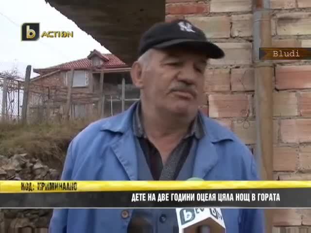 2-г. дете оцеля в гората цяла нощ