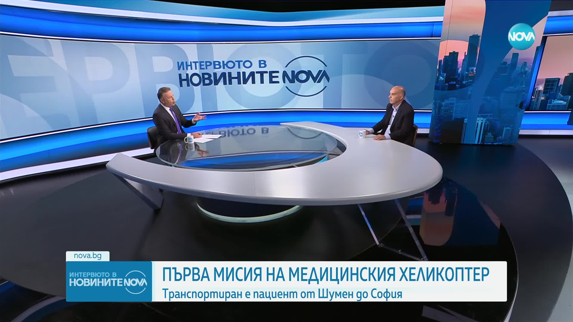Д-р Деянов: Военната авиация ще се намеси, когато има нужда от по-дълъг полет