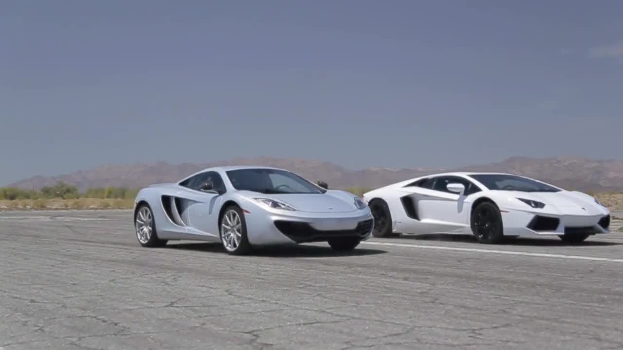 Bugatti Veyron vs Lamborghini Aventador vs Lexus Lfa vs Mclaren Mp4-12c