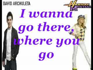 David Archuleta and Hannah Montana - I Wanna Know You Full