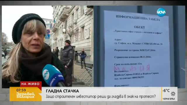 Инвеститор обяви гладна стачка заради спрян строеж в „Младост”