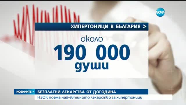 Лекарствата за високо кръвно стават безплатни