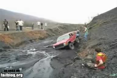 какво стана с джипа?? fail