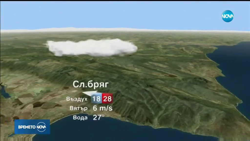 Прогноза за времето (08.08.2019 - централна емисия)