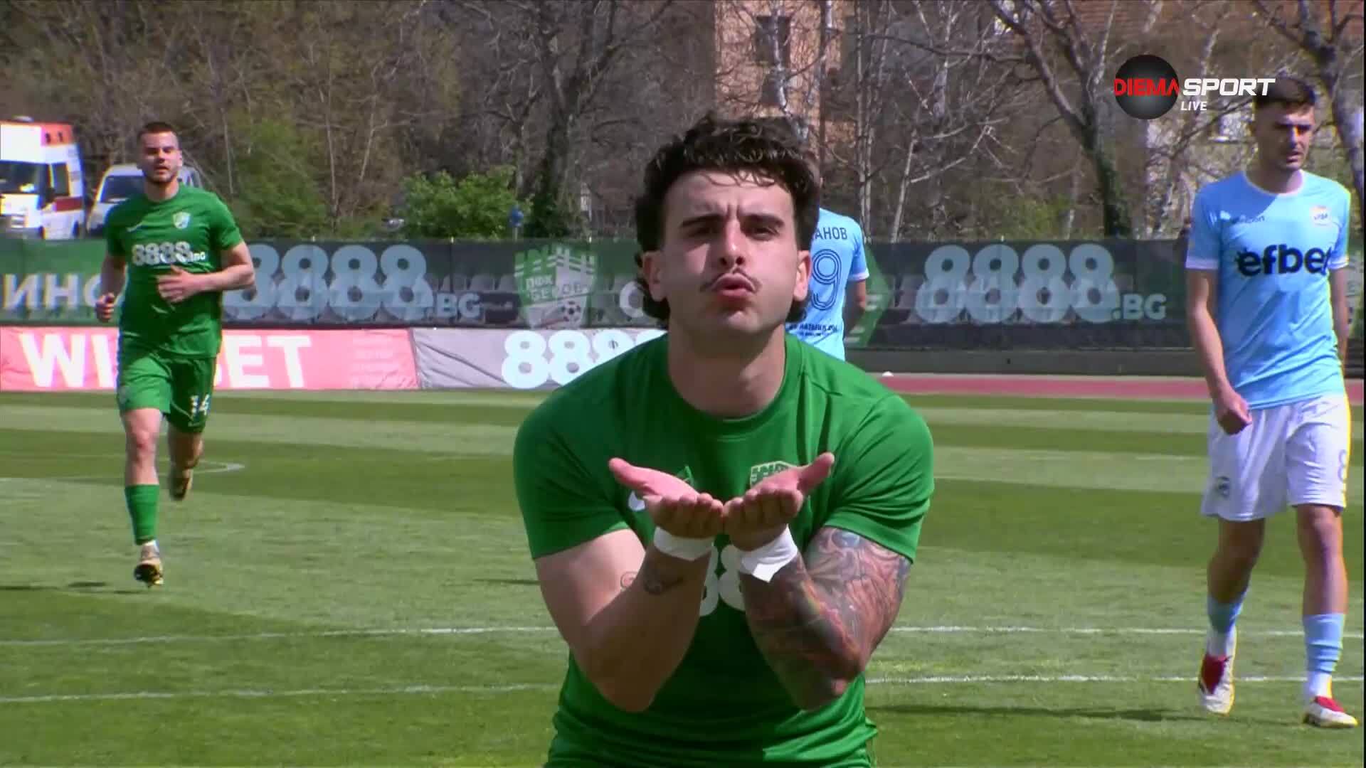 Берое повежда с гол от дузпа