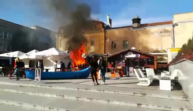 Пожарът на площад Св.св.Кирил и Методий