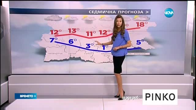 Прогноза за времето (18.02.2016 - обедна)