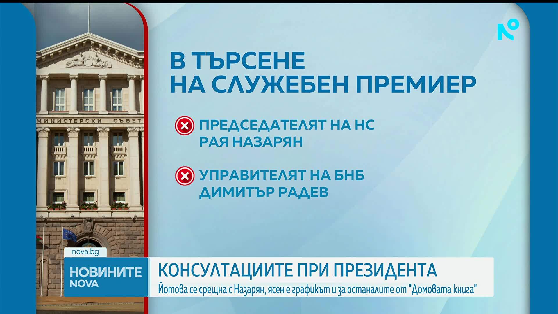 С кого и кога продължават консултациите за служебно правителство