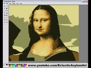 Как Се Рисува Мона Лиза С Paint