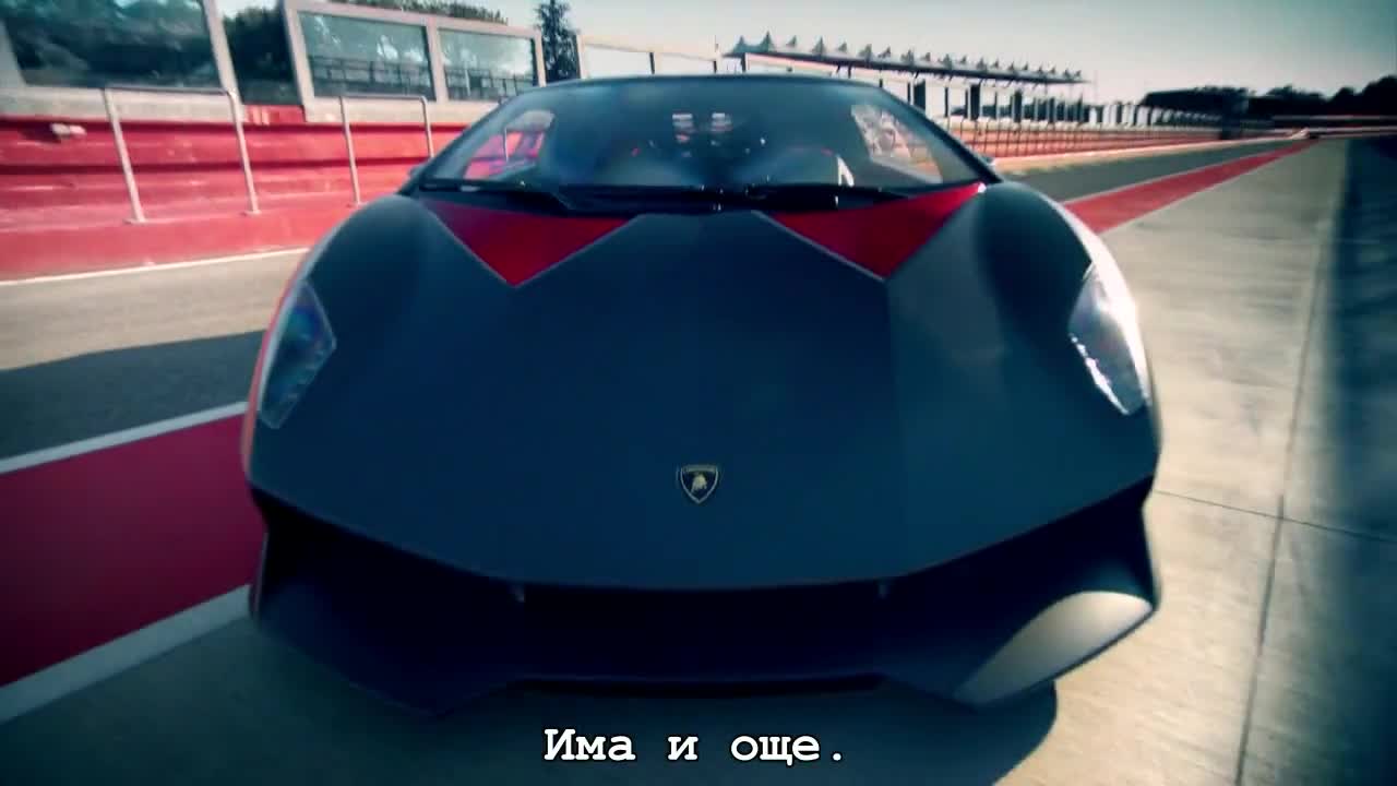 Top Gear - Lamborghini Aventador Roadster и Lamborghini Sesto Elemento