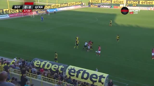 Ботев Пловдив - ЦСКА 0:0 /първо полувреме/