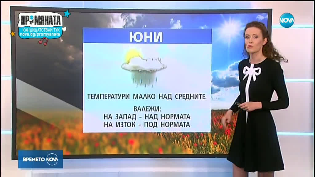 Прогноза за времето (01.06.2019 - обедна емисия)
