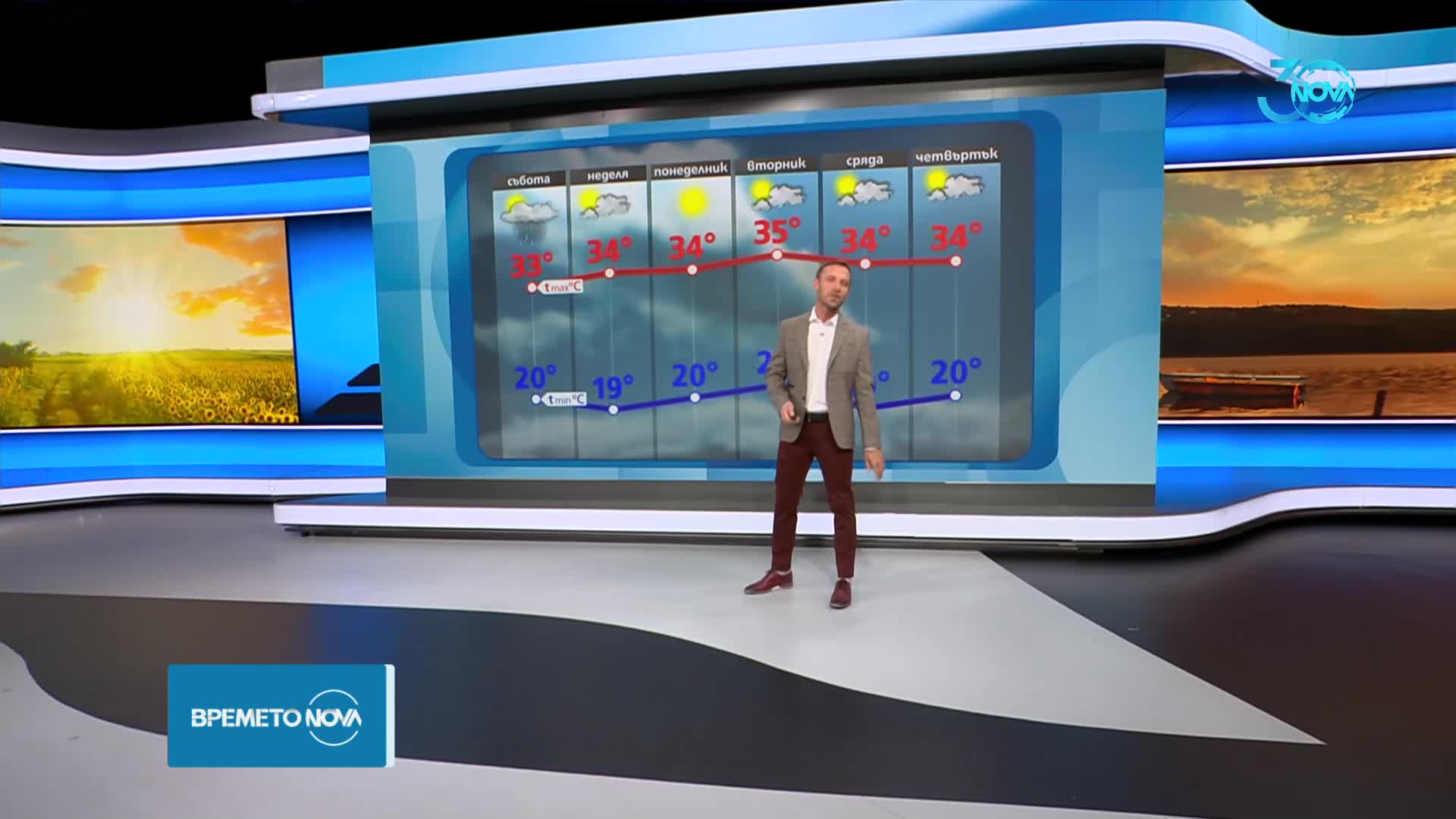 Прогноза за времето (09.08.2024 - обедна емисия)