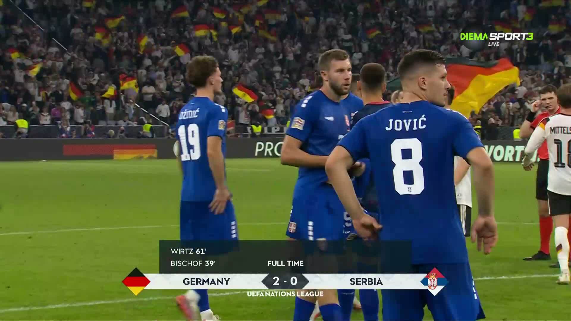 Германия - Сърбия 2:0 /репортаж/