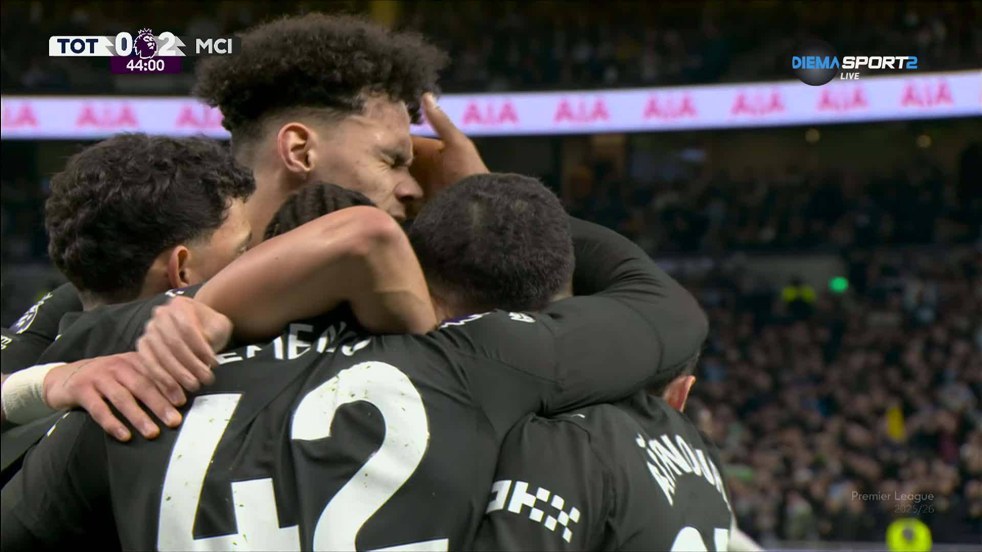Tottenham Hotspur vs. Manchester City - 1st Half Highlights