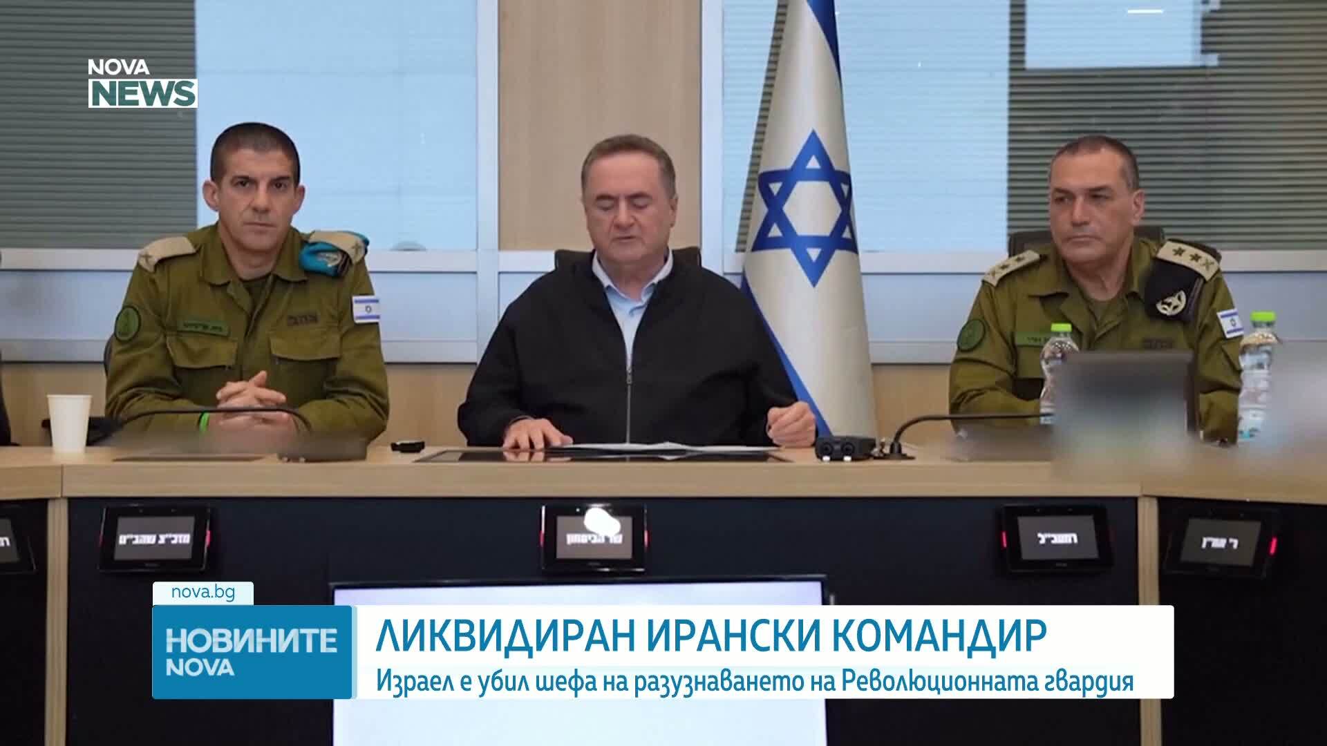 Шефът на разузнаването на Иранската революционна гвардия е убит при удари на САЩ и Израел