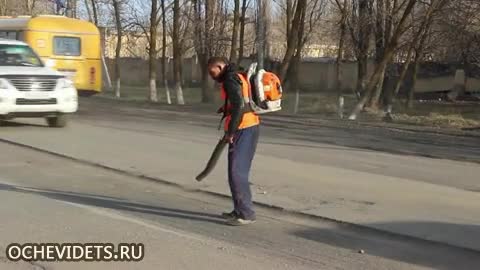 Ето как работят в Русия'пътна служба'