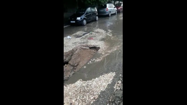 Пропадна асфалт в Хасково