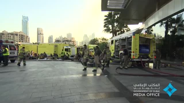 Хотелът в Дубай след огромния пожар (ВИДЕО)