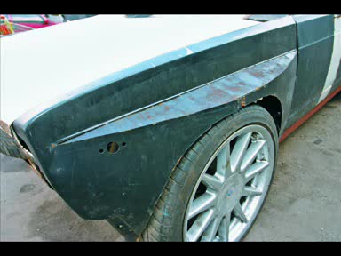 The Black Lada 21o5 (nissan Skyline Engine)