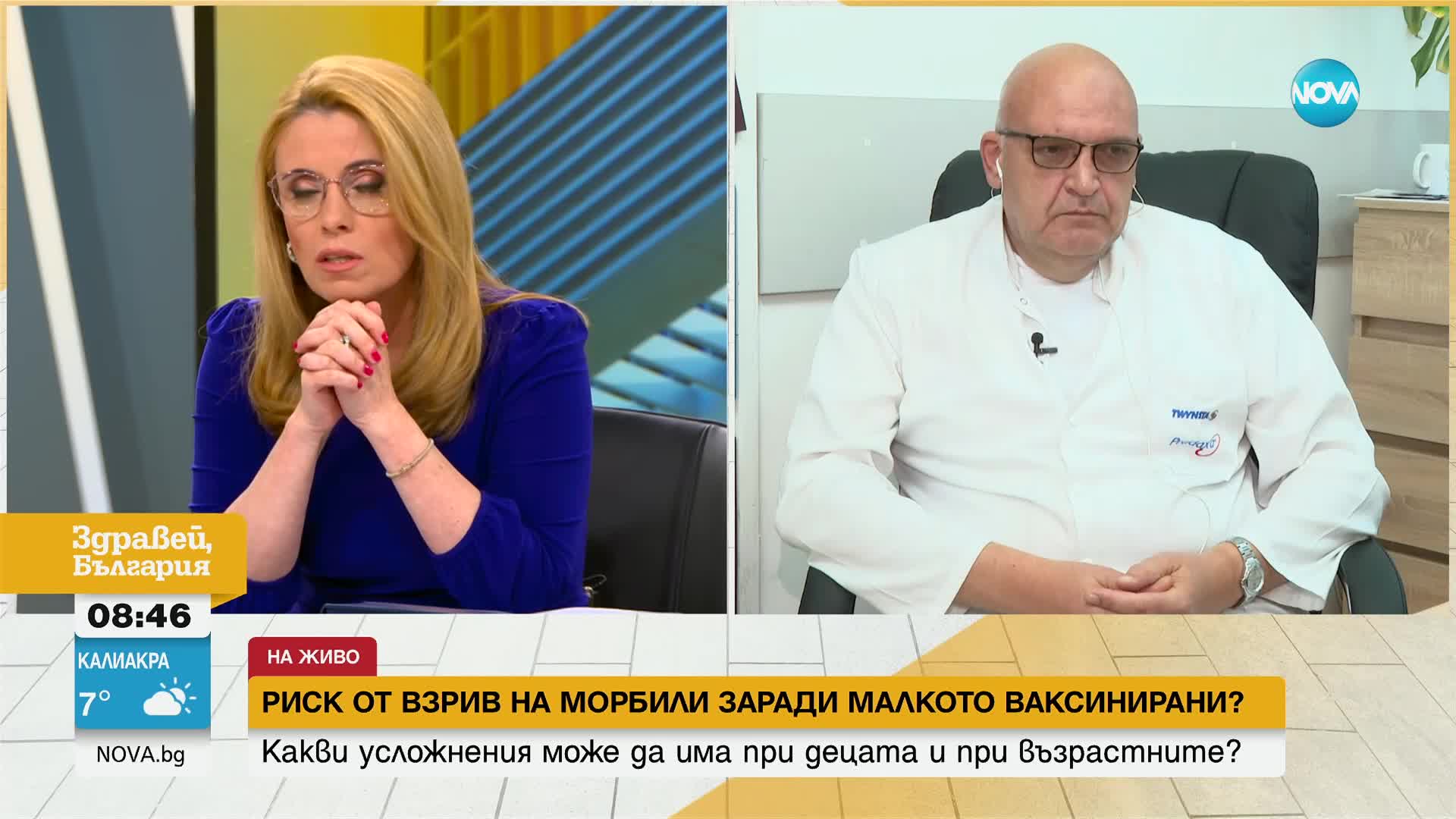 Д-р Брънзалов: Няма никаква епидемична опасност от морбили