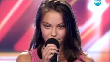 Момиче псува журито в X Factor 15.09