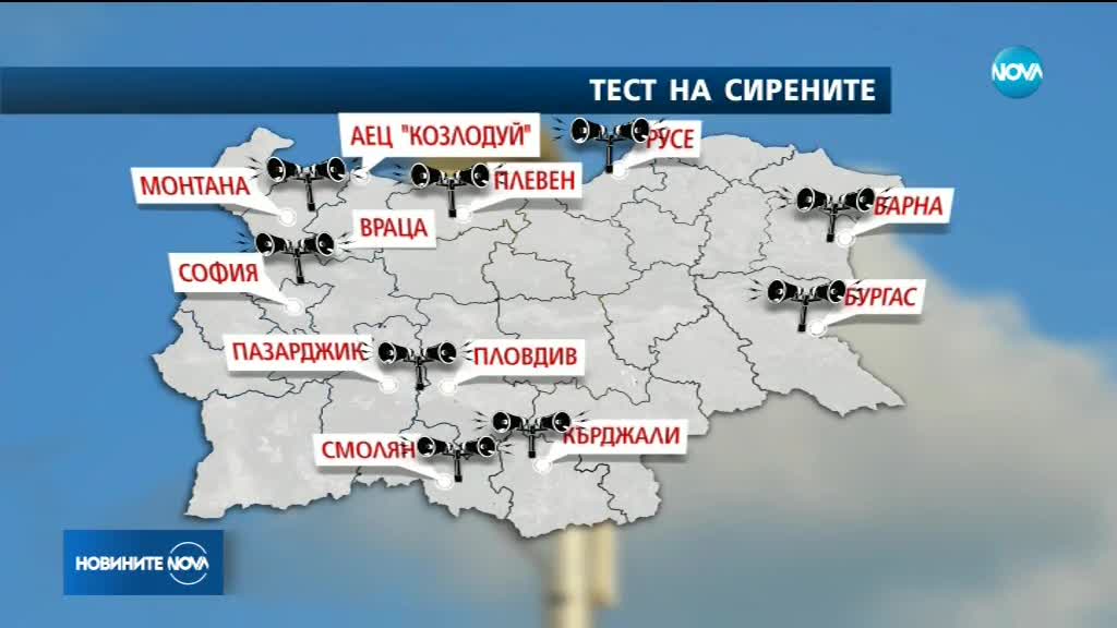 Тестват сирените за тревога