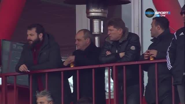 Шефовете на ЦСКА наблюдават мача с Дунав