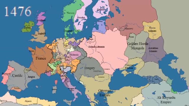 карта на европа 2013 10 века за 5 минути Как картата на Европа карта на европа 2013