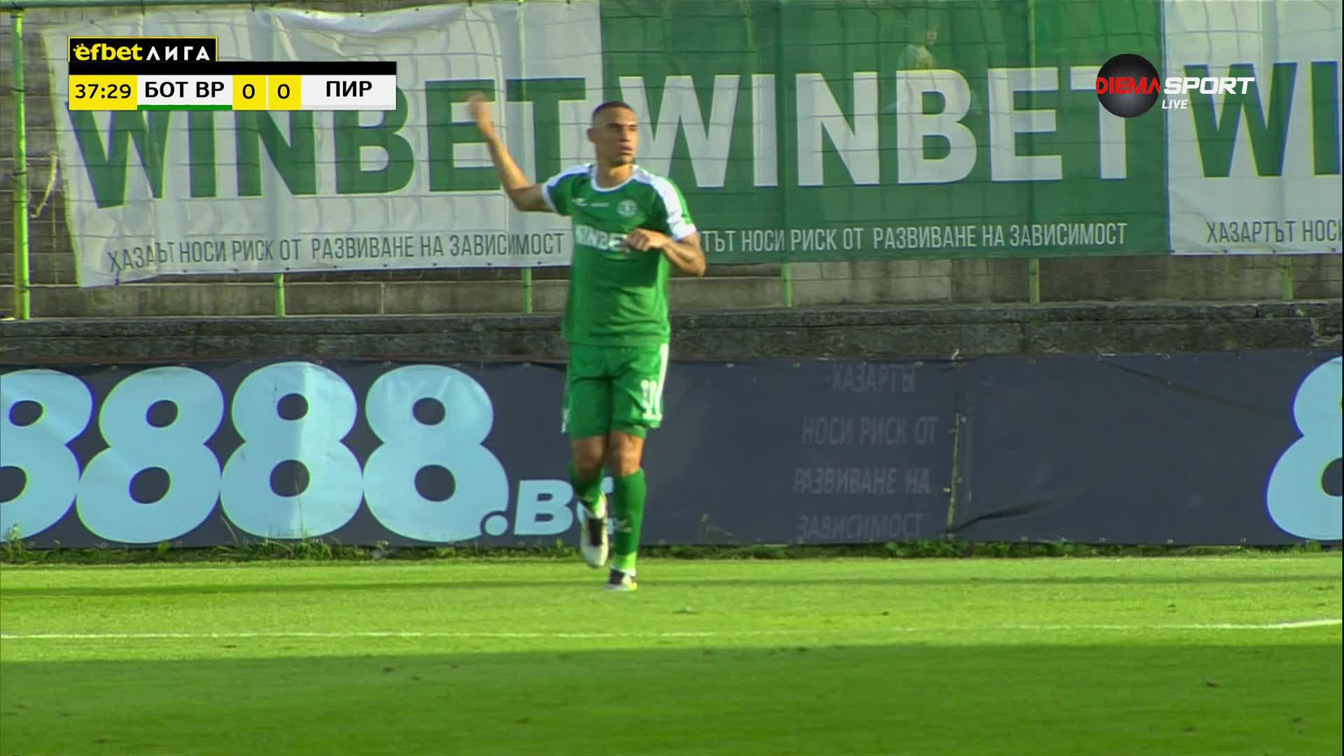 Ботев Враца - Пирин 1:0 /първо полувреме/