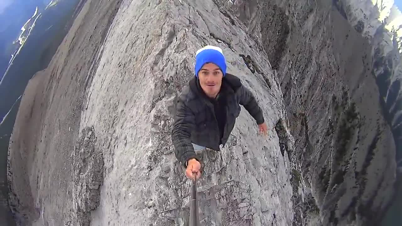 Смразяваща разходка по ръба на скалата! Планината Lady Macdonald Canmore, Alberta, Canada