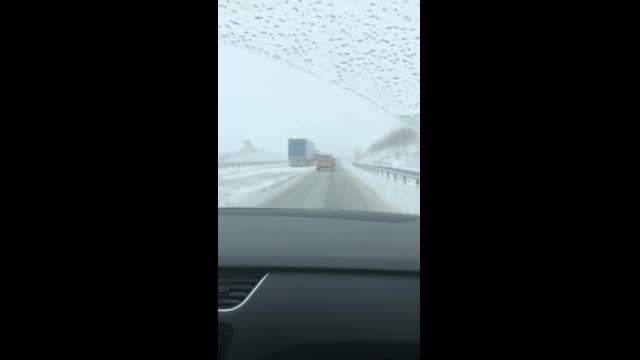 Сняг на магистрала „Струма”