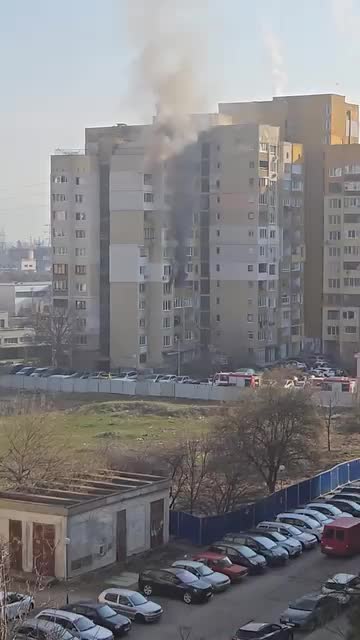 Пожар в апартамент в столичния квартал "Дружба"