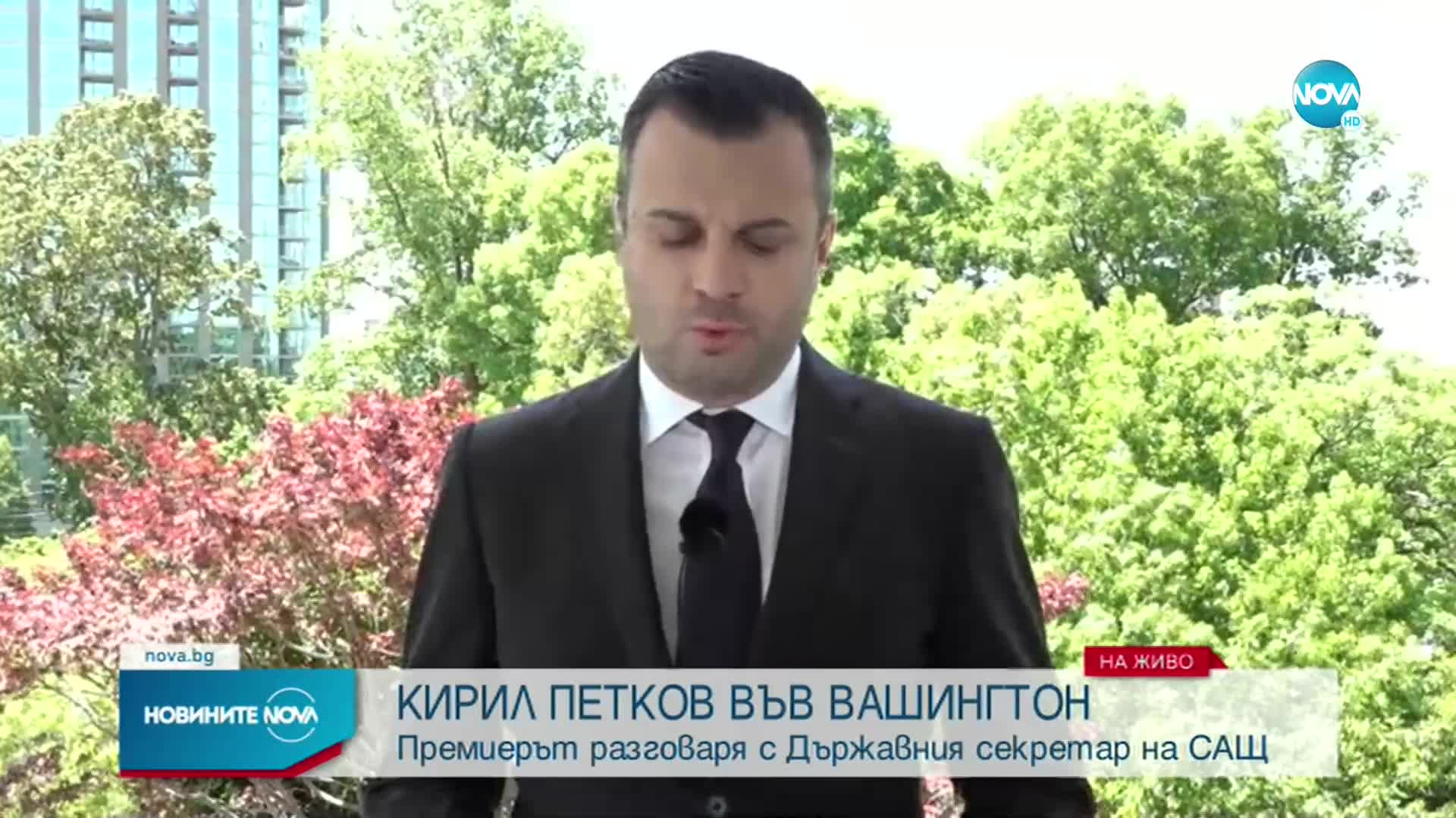 Премиерът Петков провежда телефонен разговор с Антъни Блинкен