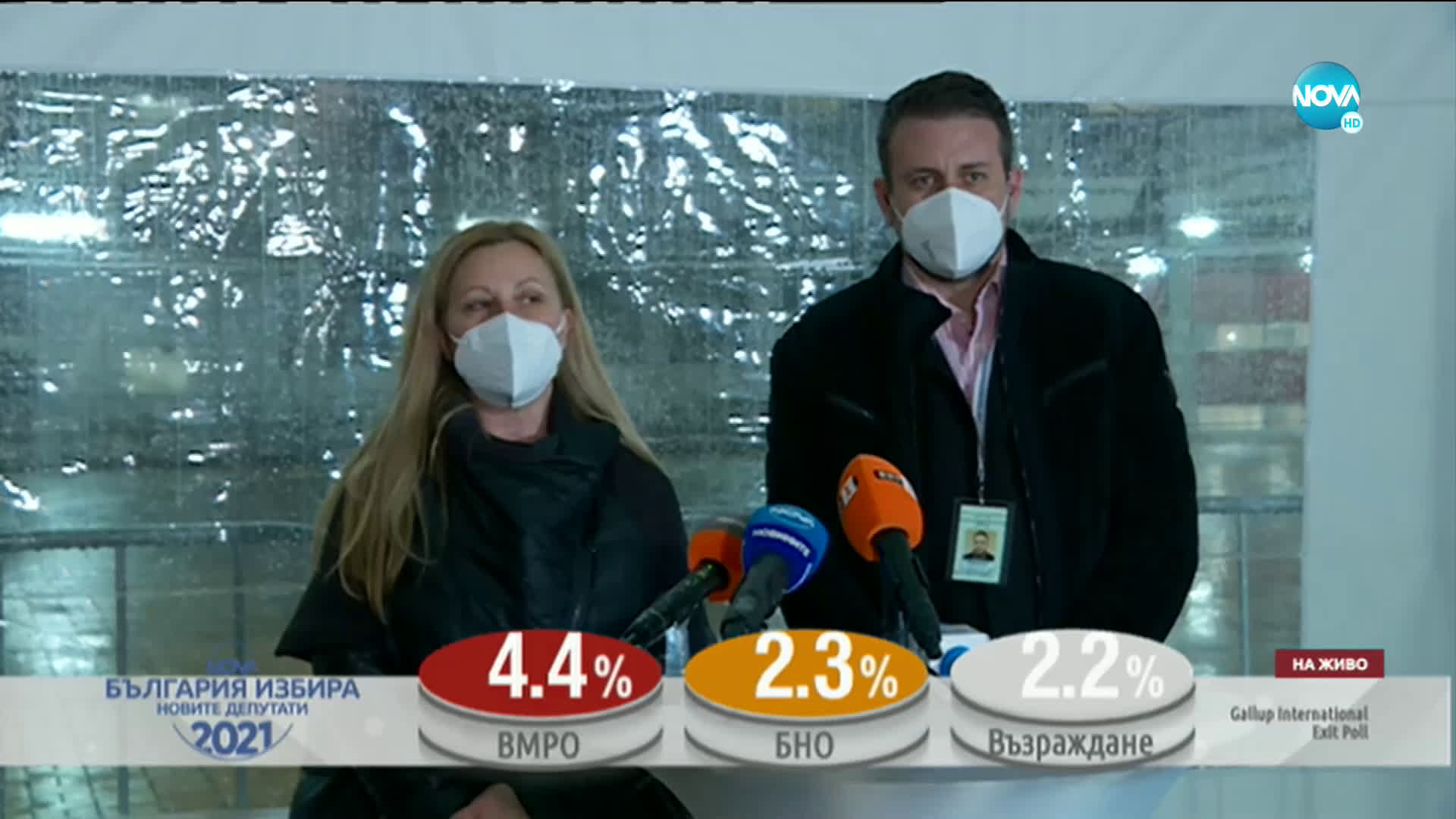 Данни от 100% exit poll: ГЕРБ печели вота, ожесточена битка за второто място