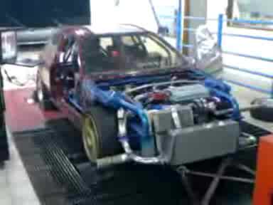 Honda civic 850 Hp dyno test
