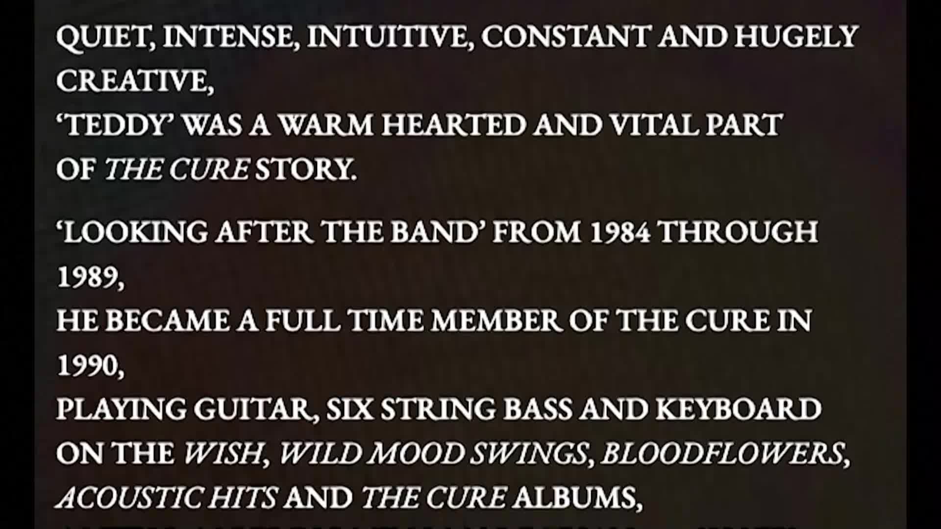 Почина Пери Бамонте от The Cure