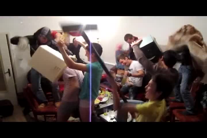 Един луд harlem shake