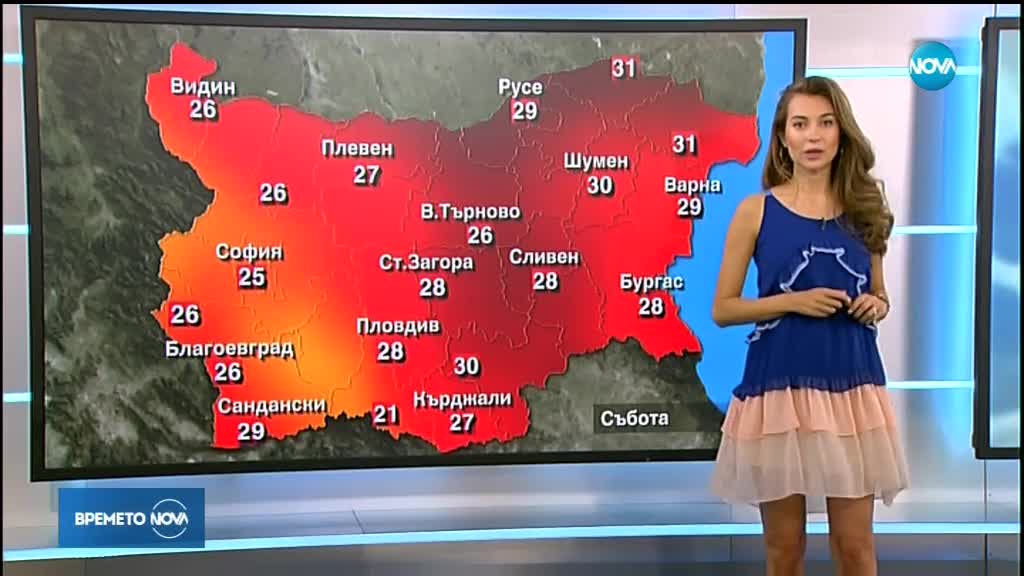 Прогноза за времето (15.06.2018 - централна емисия)