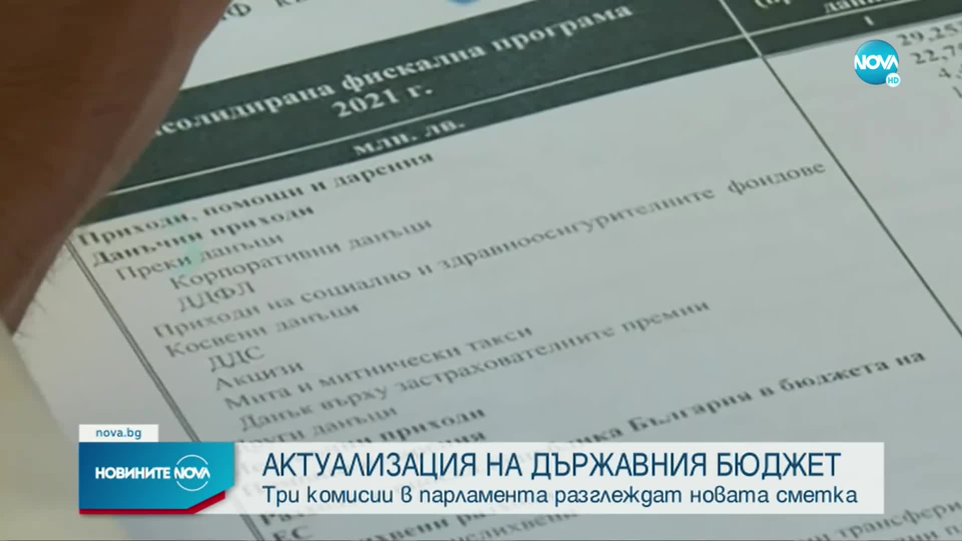 Три комисии в парламента разглеждат актуализацията на бюджета