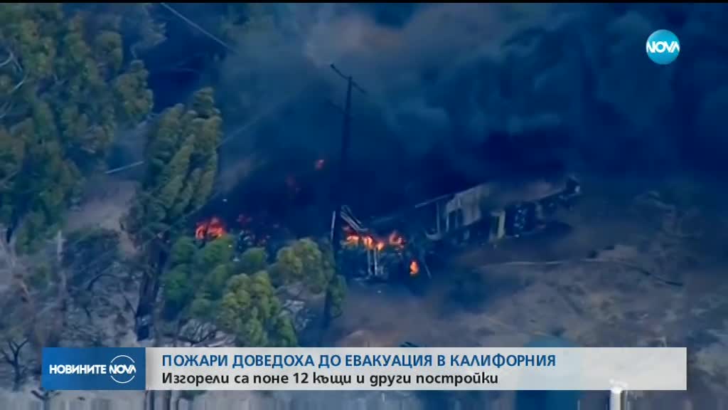 Извънредно положение в Калифорния заради горски пожари