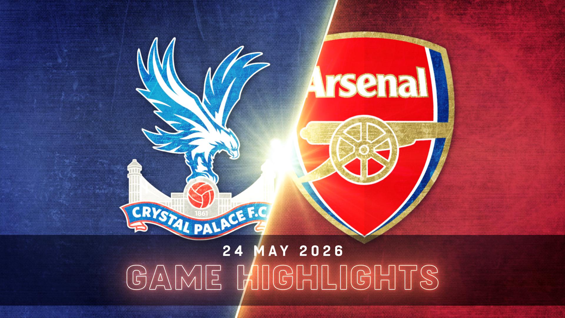 Crystal Palace vs. Arsenal - Condensed Game