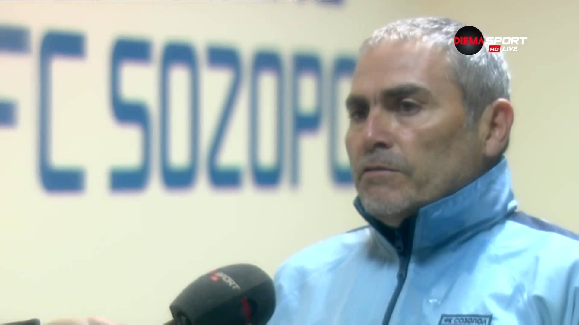 Треньорът на Созопол: Няма да правим драми, ако изпаднем от Втора лига