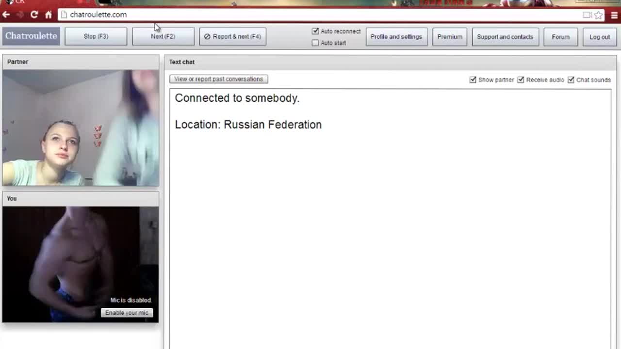 >Реакции на момичета в Chatroulette !(2-ра част)