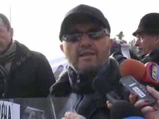 Протест на Орлов мост срещу визитата на Путин