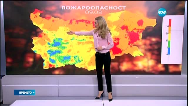 Прогноза за времето (09.08.2015 - сутрешна)
