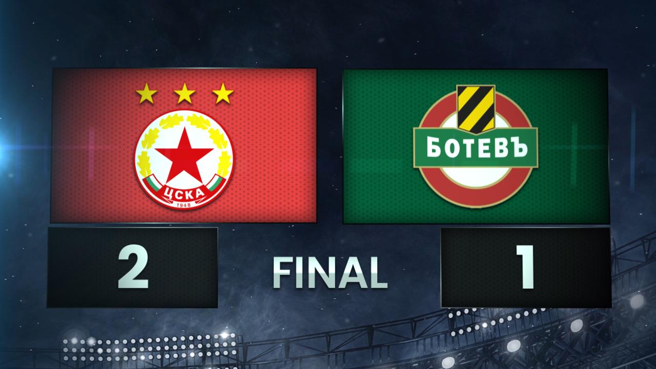ЦСКА - Ботев Пд 2:1 /разширен репортаж/